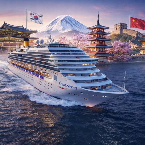 한중일 크루즈 코스타세레나 9월 사세보 상하이 제주도 크루즈 삼국지